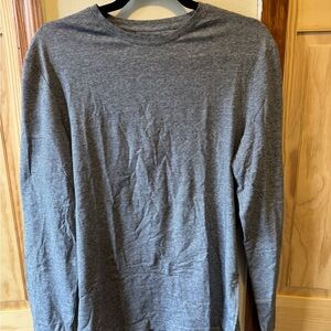 H&M Men's Heather Gray Long Sleeve Tee